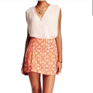 🆕 Free People Lover’s Lane mini skirt orange boho
